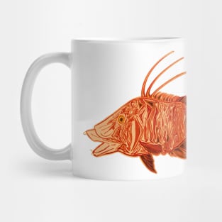 Fire Hogfish - funky fish art Mug